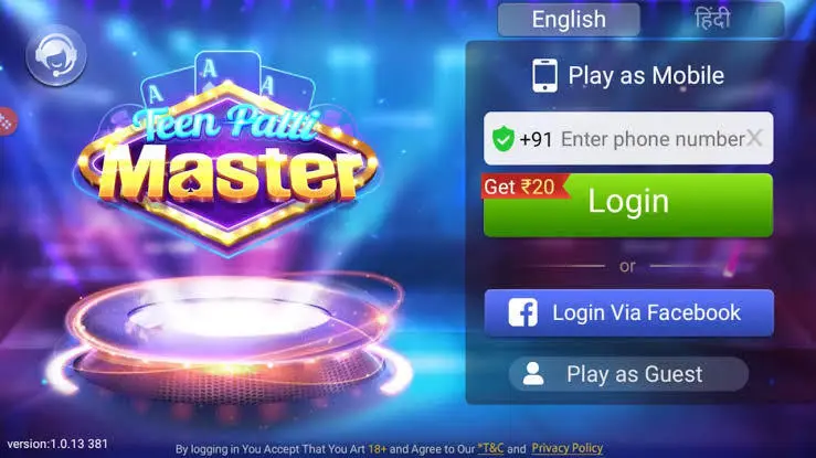 Teen Patti Master Login