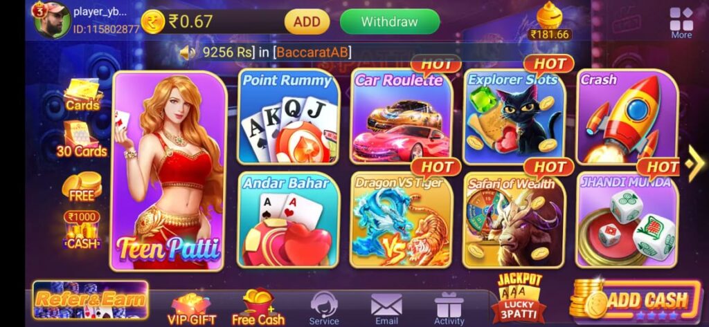 Teen Patti Master Old Version Available Games
